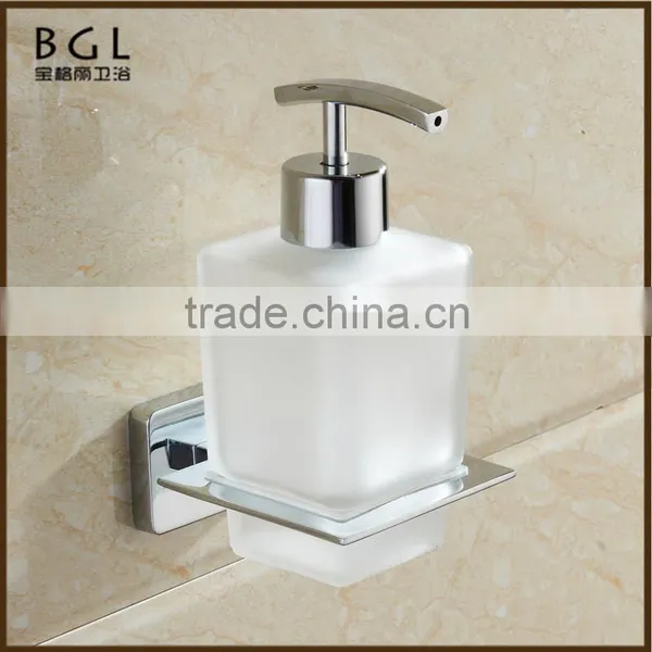 17638A Wall- Mounted Chrome Bathroom Fittings Zinc Bathroom Soap Dispenser photo-3