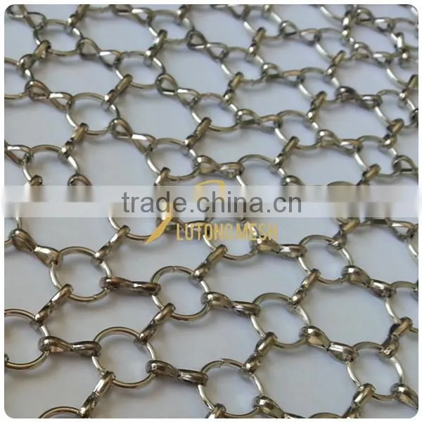 Transparent Mesh Fabric,small Decorative Folding Screen,metal Mesh Fabric photo-3