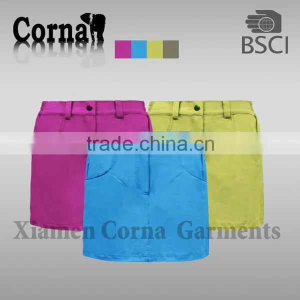 Latest Design Ladies Polyester Skirt/shorts 2016 photo-3