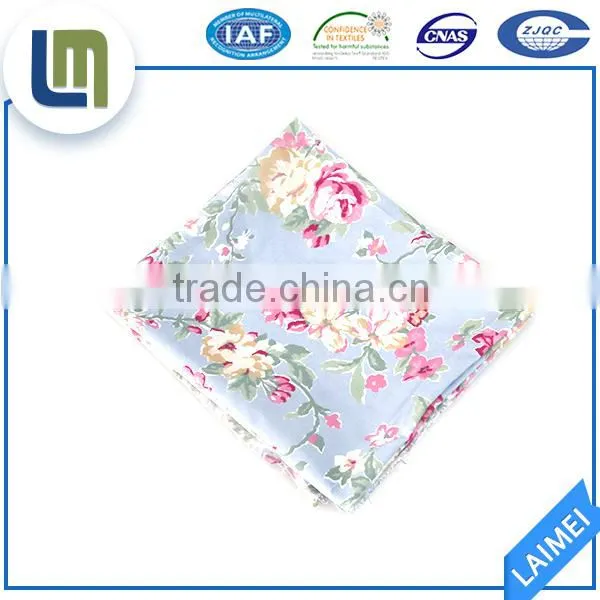 Good Plain Fabric Textile Print With Beautiful Flower for Bedding Set photo-4