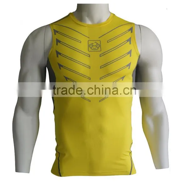 2016 New Design Fashion Custom Printed Gym Tank Top for Men photo-3