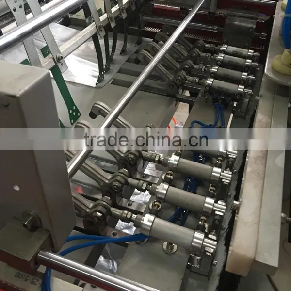 High Speed 2 Lines T-shirt Bag Making Machine for 500pcs/min photo-6