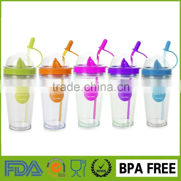 Plastic Drinking Sports Reusable Water Bottle With Strap for Kids photo-2