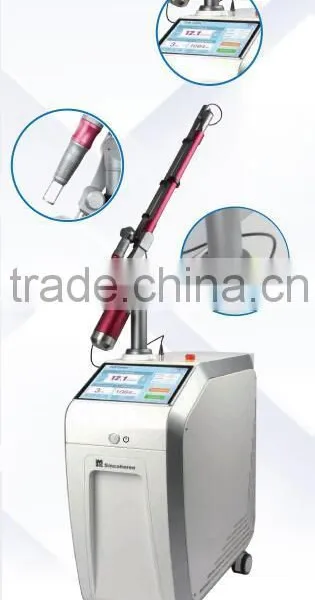 Q Switch ND YAG Laser For Colorized Tattoo Removal & 0.5HZ Pigmentation Removal/ Best Laser Tattoo Removal Machine Vascular Tumours Treatment photo-2