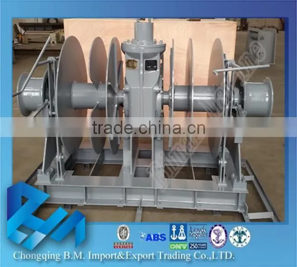 Double Drums Hydraulic (Mooring Winch) Fishing Winch For Sale photo-2