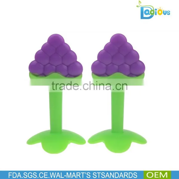 China Manufacturer Custom Silicone Baby Teether Wholesale, BPA Free Silicone Teething Teether Toy photo-4
