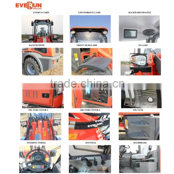 EVERUN Brand CE EPA Approved 800kg Compact Loader With Torque Converter photo-6