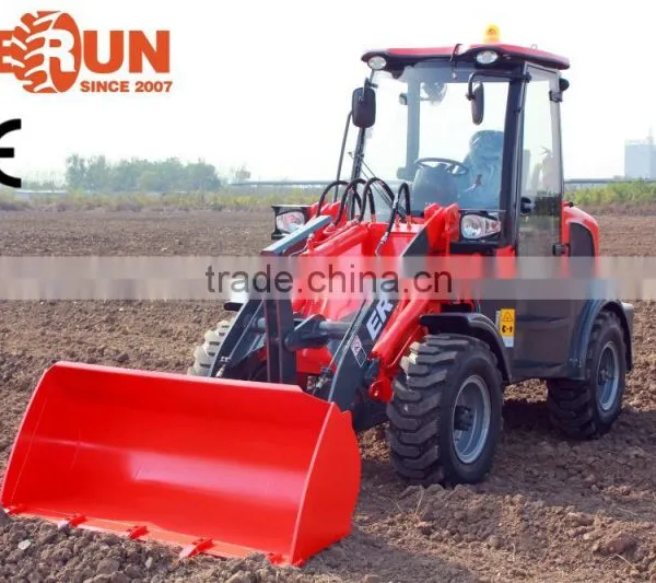 Everun Brand New 1.0 Ton Small Snow Bucket Wheel Loader With Luxury Cabin/ Quick Hitch photo-6