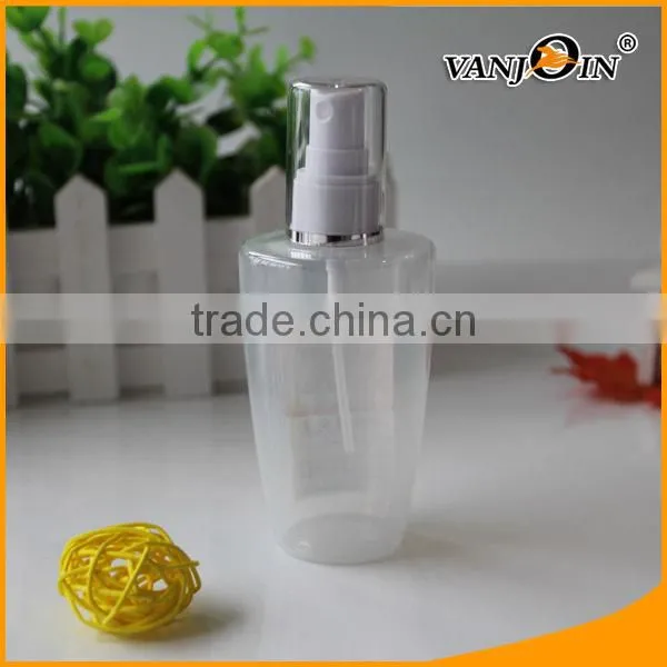 Empty Natural Color 150ml Plastic Bottle With White Spray for Toner Packaging photo-2