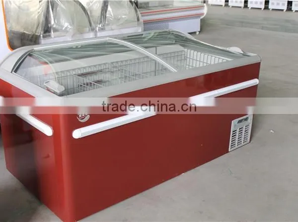 European Island Ark Series Ice Cream Display Freezer/commercial Stainless Steel Kitchen / Meat Refrigerator Showcase photo-2