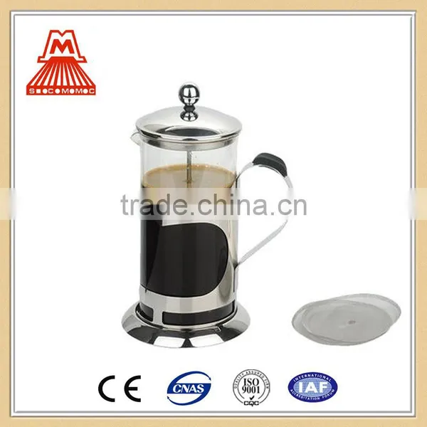 Quality Products W124-CP058 Stainless Steel Glass French Press Coffee Tea Maker photo-2