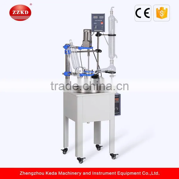 EXSF Explosion-proof Multi-function Stainless Steel Glass Reactor(single-layer) photo-2