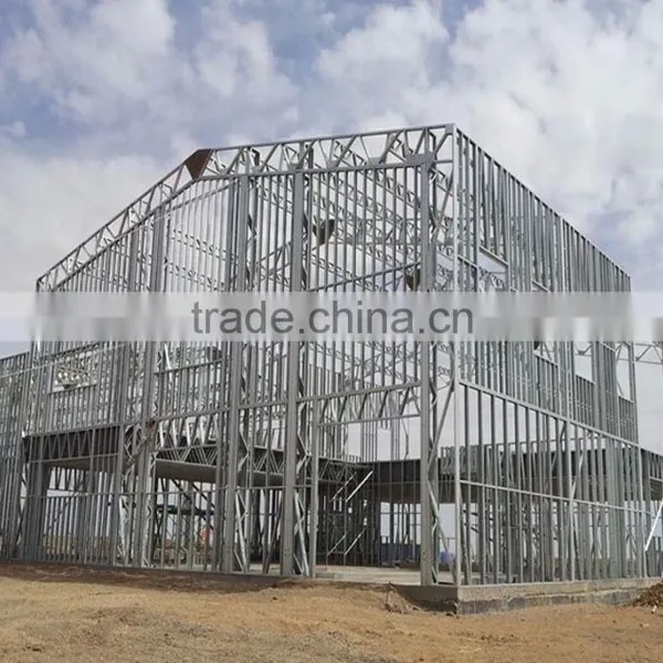 Cheap Prefabricated Warehouse With Lift and Cement Board photo-2