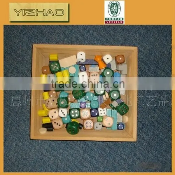 Wholesale Colorful Wooden Custom Dice,Wooden Dice (YZ-WD1002014) photo-5