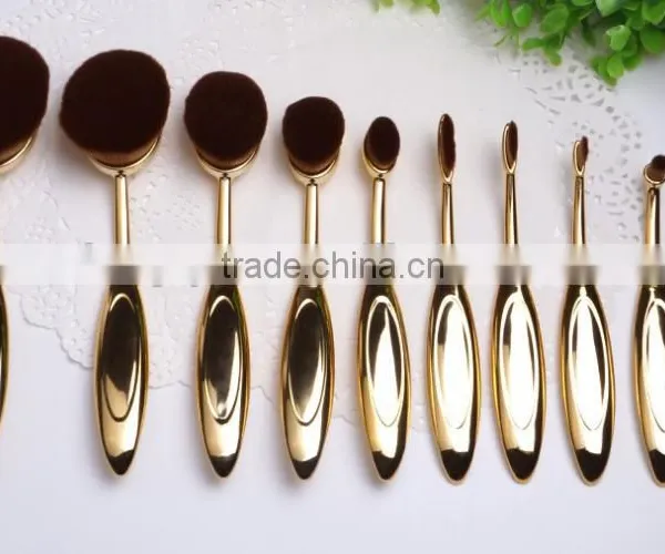 Professional 10pcs Makeup Brush Good Quality Makeup Brush Set Toothbrush Cosmetic Brushes Mermaid Multipurpose Brush photo-5
