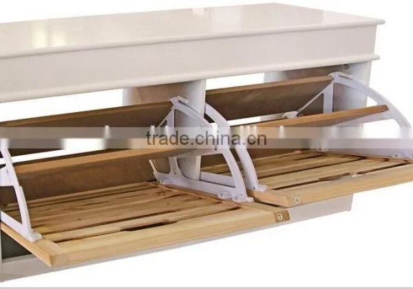 Europe Style Wooden Furniture Shoe Cabinet photo-6