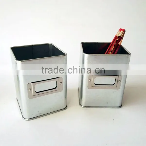 Organizer Office Desk Tidy Kids Pencils Storage Holder Metal Caddy Pen Container Basket photo-2