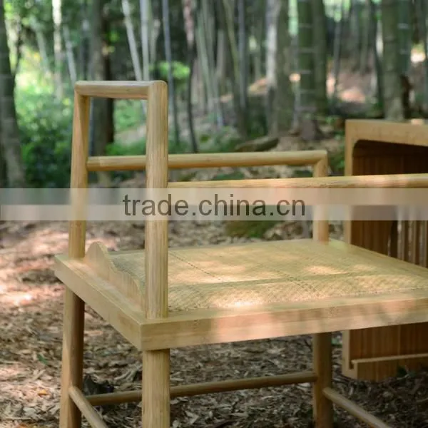 Chinese Style Bamboo Single Chair With Unique Design photo-2