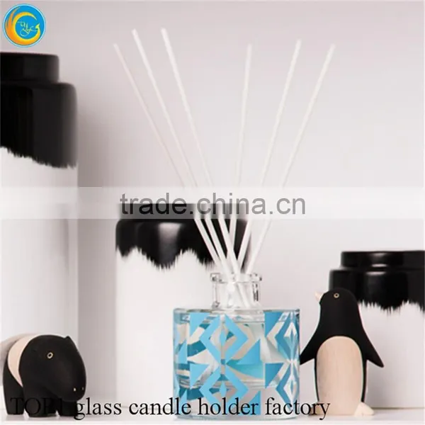 150ml Rattan Stickers Aroma Reed Diffuser Bottle With Wood Stopper photo-5