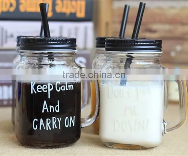 16oz Double Wall Cup With Lid and Straw Plastic Mug photo-4