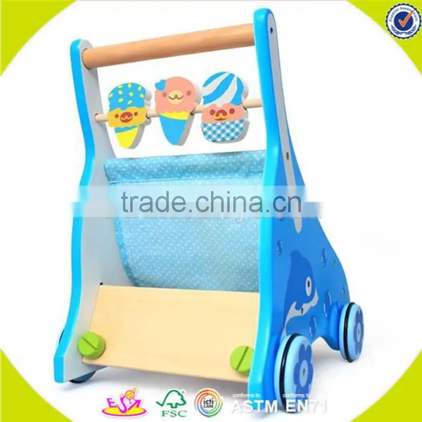 Wholesale Wooden Walker Baby Funny Wooden Walker Baby Outdoor Wooden Walker Baby W16E024B photo-2