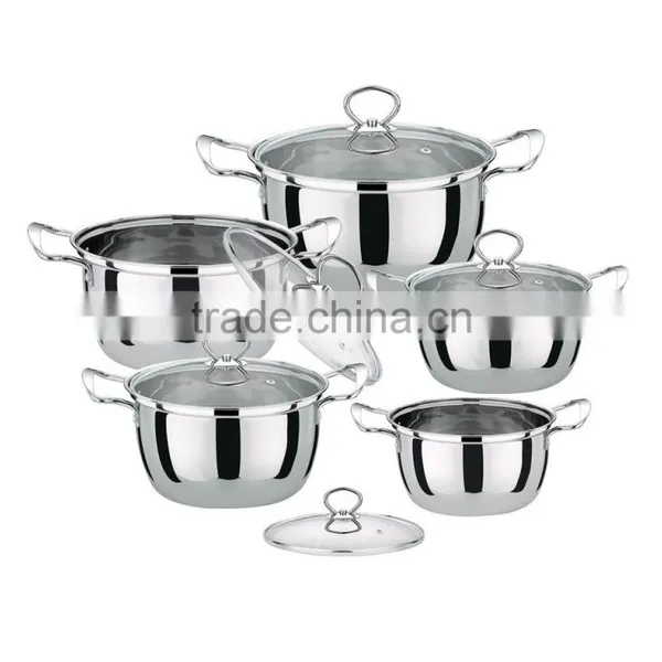 Promotion 6pcs 8pcs 10pcs Set Stainless Steel Cookware photo-5