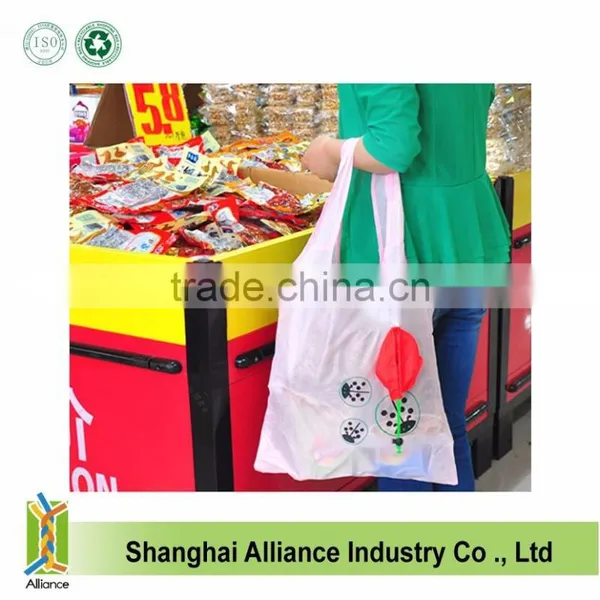 Customized Printing High Quality Nylon 190T Cartoon Folding Shopping Bag photo-4