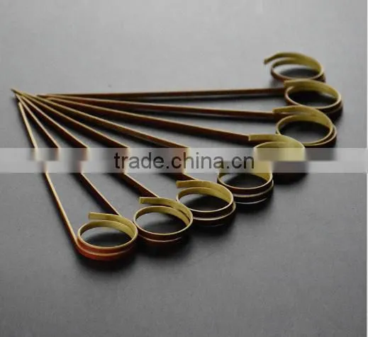 Cocktail /appetizer Bamboo Beaded Picks Swizzle Stick NBT006