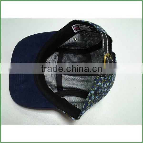 2015 Fashin Nwe Produce Floral 5 Panel Hats / Cap With Leather Patch photo-2