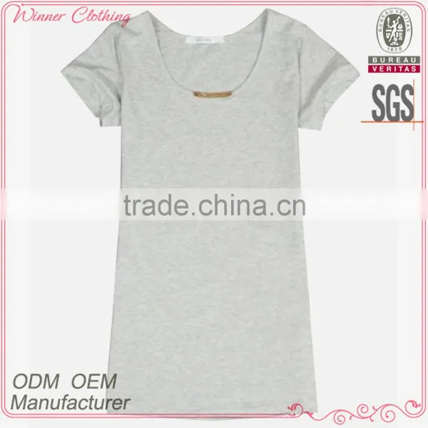 Girls Comfortable and Fashionable Short Sleeve Bamboo Fibre T-shirt