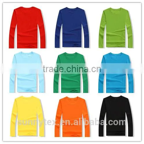 2017 Industrial Fashionable no Label Long Sleeve T-shirt for Man photo-6