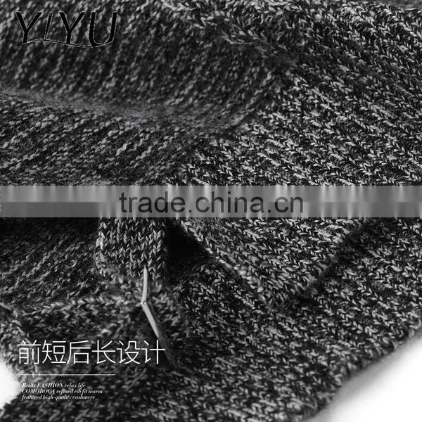 Winter Autumn Women Round Collar Thick Cashmere Vest Sweater photo-5