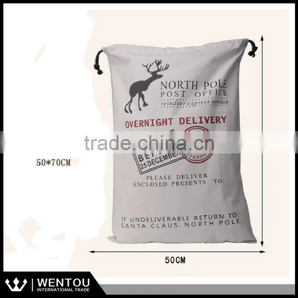 6 Designs Personalized Hessian Christmas Gift Bag Santa Sacks photo-6