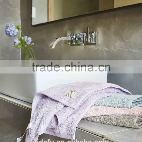 Fancy Custom Plain Dyed Jacquard Dobby Hand Towel photo-4