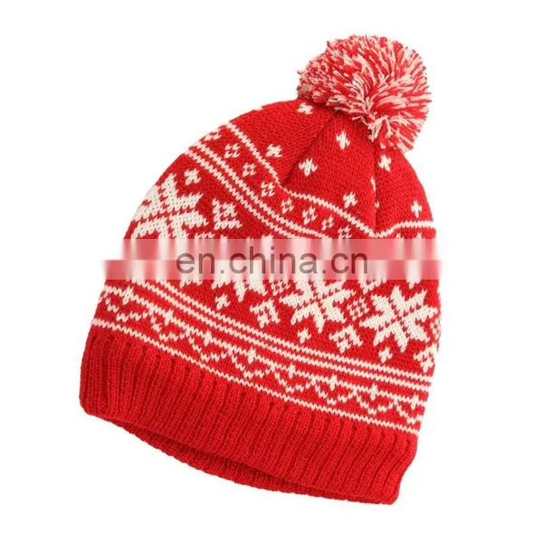 High Quality Grey Knit Acryl Beanie Hat 100% Polyester Fleece Cap Woven Label photo-3