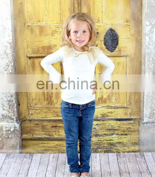 Ivory Girls American Flag Print Tee,plain Tee,knit Tee Custom photo-3