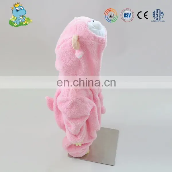 Custom Wholesale White Baby Winter Sheep Animal Romper photo-5