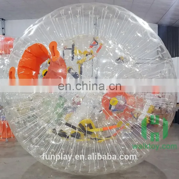 HI CE Prove Dia2.8m/3.0m PVC/TPU Hamster Ball for Adults,land Zorb Ball,human Hamster Ball for Sale photo-2