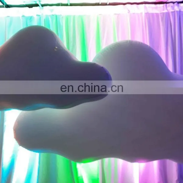 Best Selling Ceiling Cloud Balloon White Inflatable Party Decorations Lighting Colud Ball photo-5