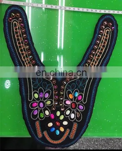 Handmade Embroidered Neckline With Bead Wholesale Decorative Neck photo-5