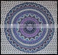 Black and Grey Colour Combination Large Queen Cotton Printed Tapestry