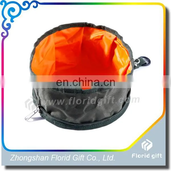 China Supplier Collapsible Supreme Pet Food Bowl Polyester Travel Dog Bowl photo-2
