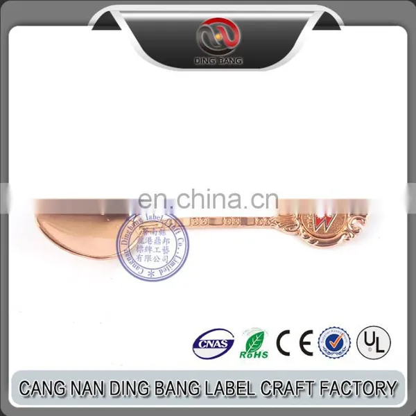 Wholesale Cheap Rose Gold Plated And Metal Crafts Type Custom Enamel Die Cast Brass Souvenir Spoon