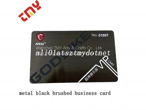 Cheap Nfc Metal Name Business Card Black,Golden Metal Visiting Business Cards photo-2