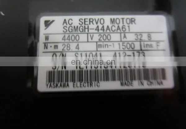 Yaskawa Sigma5 4.4kw Servo Motor Engine SGMSH-44ACA61 For Sewing Machine photo-4