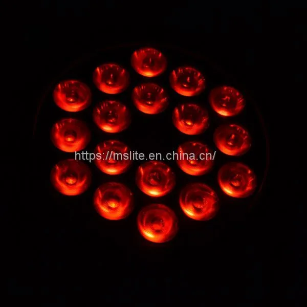 Professional Outdoor LED Par Light Waterproof 18x10w RGBW 4IN1 Color Change DJ Equipment Wedding Stage photo-2