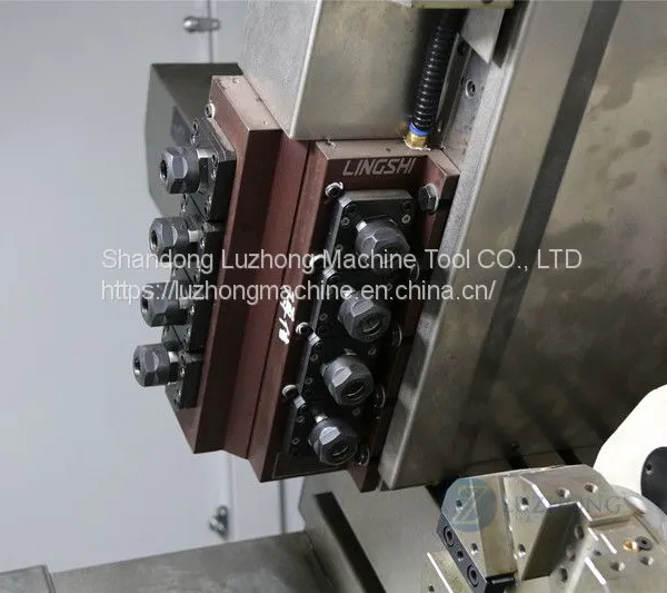 CK46D-8 Horizontal Metal High Speed Power Unit Precision Slant Bed CNC Turning Center photo-5