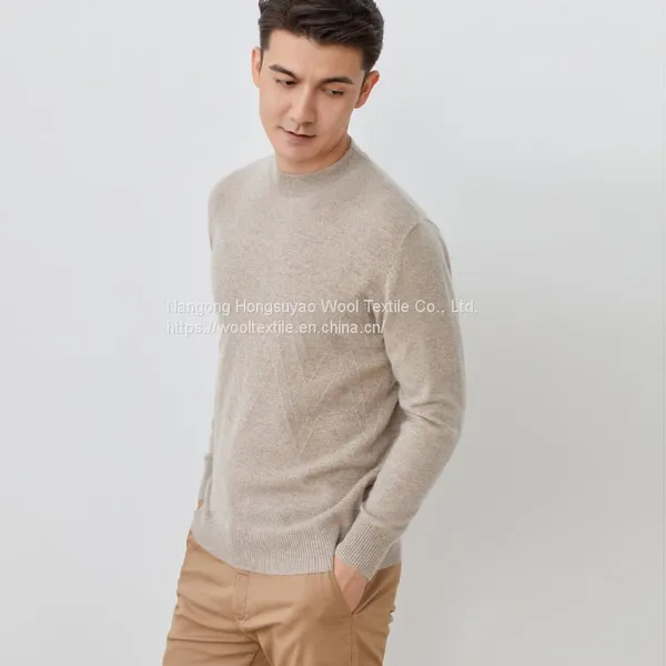 Half Collar Jumpers Sweater/Men Winter Pullover Cashmere Knitted Sweaters photo-2