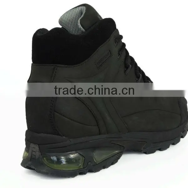 CSA Approved Waterproof Black Leather Steel Toe Safety Shoes for Men photo-4