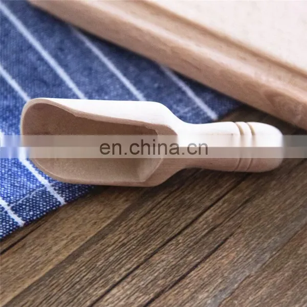 2020 New Eco Friendly Shower Spa Cream Essential Coffee Wooden Scoop for Bath Salts photo-5